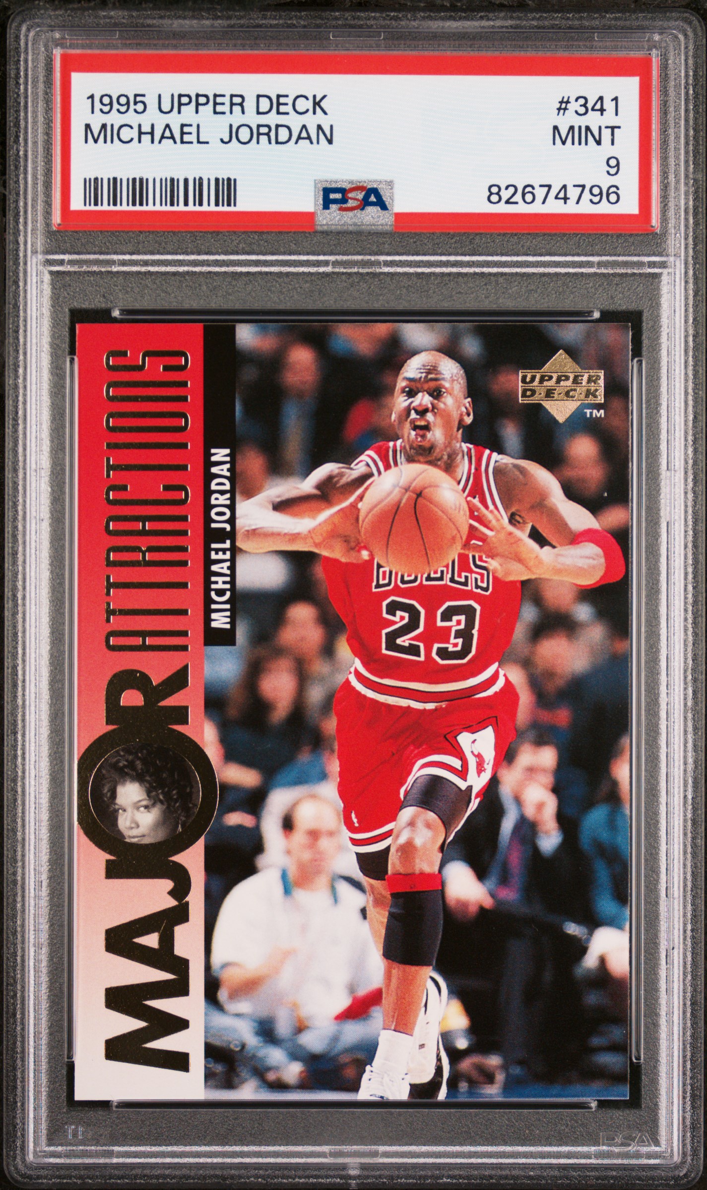 1995 Upper Deck 341 Michael Jordan PSA 9