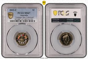 2023-C $2 Vietnam War Colorized MS67