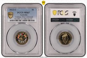 2023-C $2 Vietnam War Colorized MS67