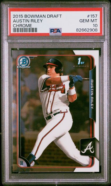 2015 Bowman Bowman Draft Chrome #157- Austin front