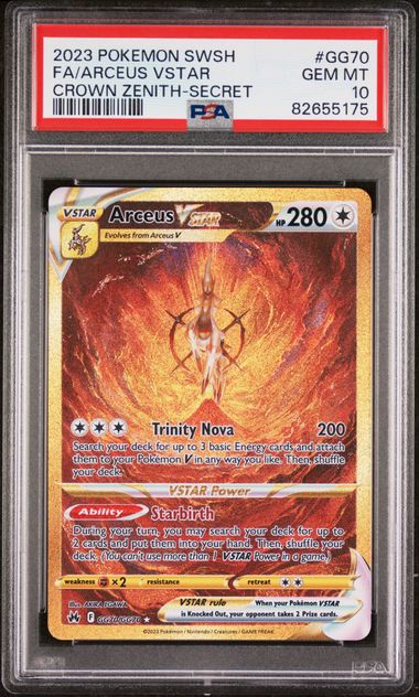 Deoxys VSTAR - Crown Zenith Pokémon card