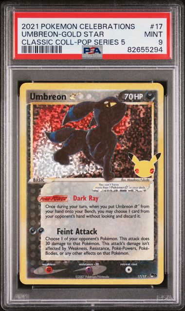 Umbreon-Gold Star Classic Coll-Pop Series Celebrations