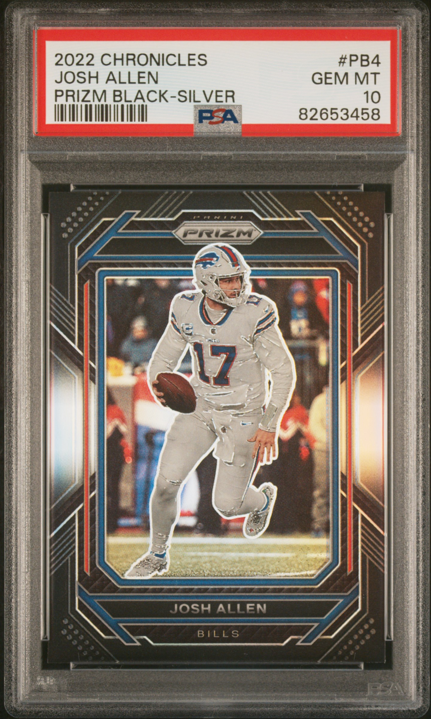 Josh Allen 2022 Chronicles #PB-4 Prizm Black - Silver PSA 10 Price ...