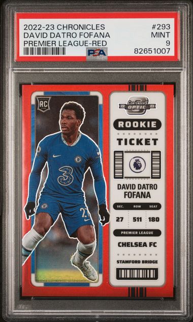 2022-23 Panini Chronicles Premier League-Red #293 David Datro