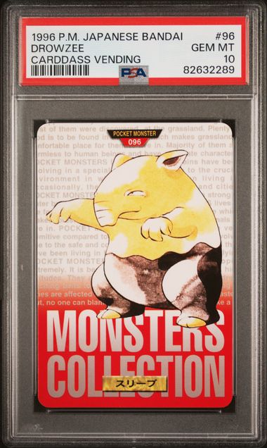 Drowzee card PSA 10, cert 82632289