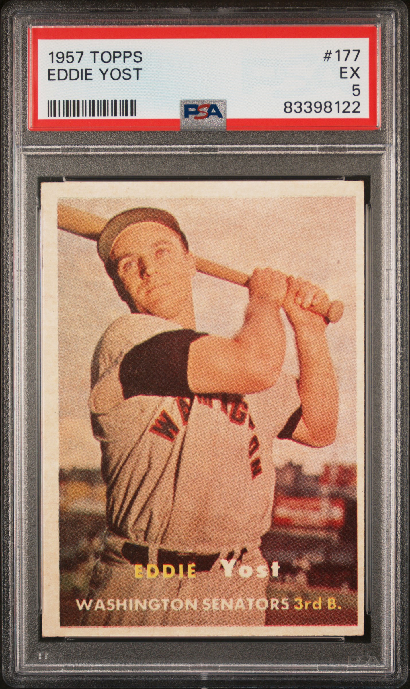1957 TOPPS #177 EDDIE YOST