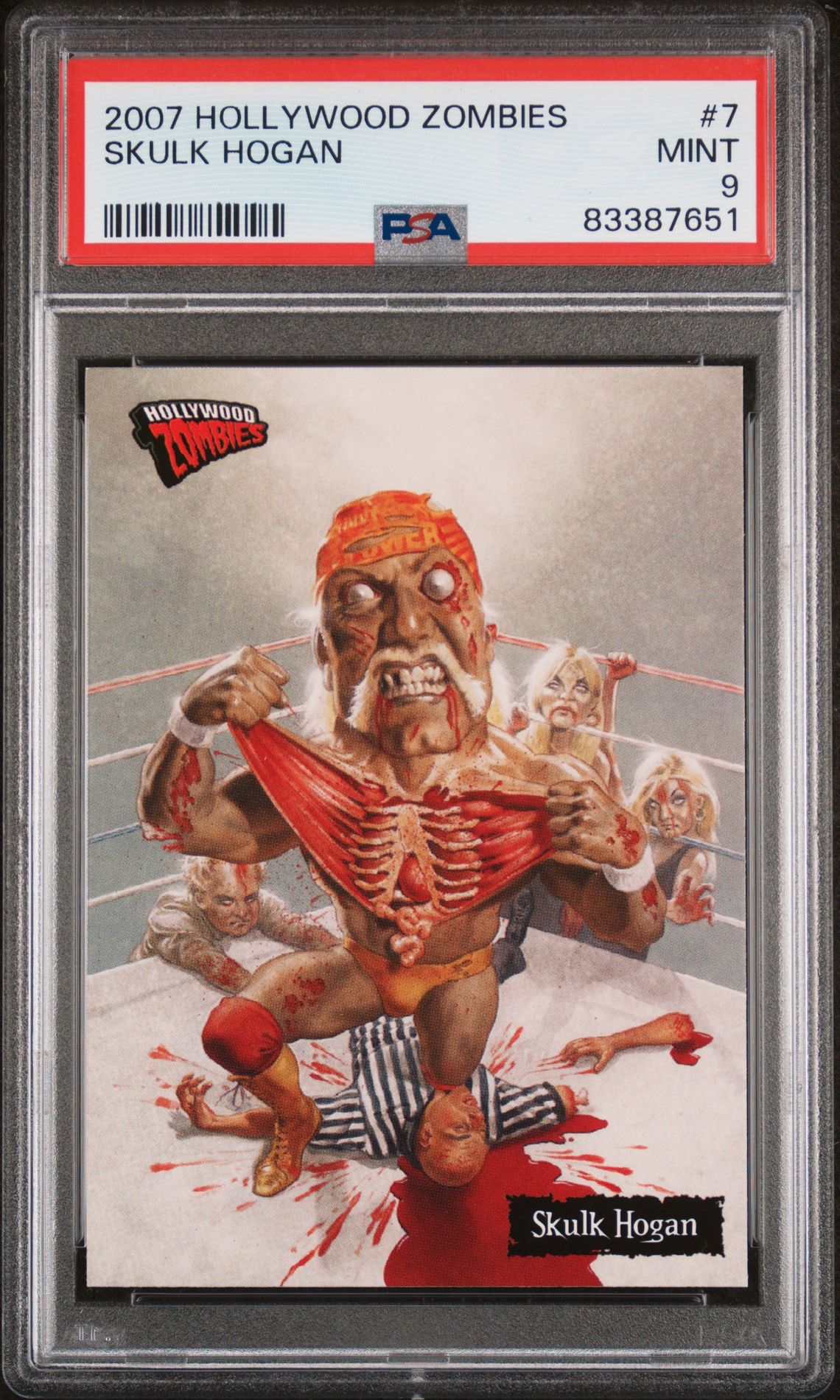 2007 Topps TOPPS HOLLYWOOD ZOMBIES #7 Skulk Hogan front