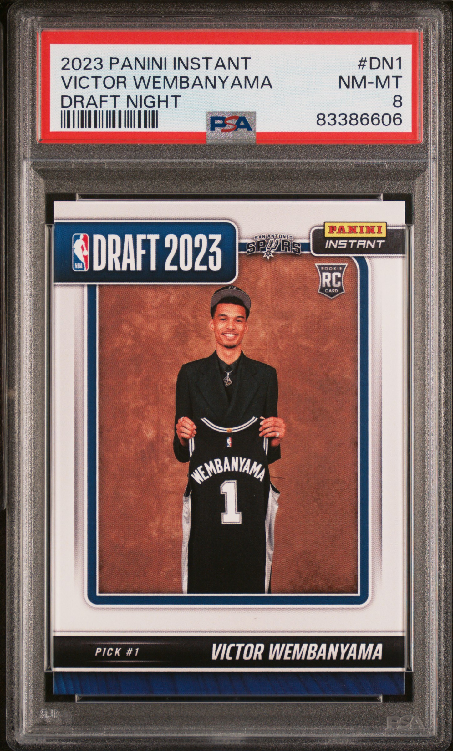 2023 PANINI INSTANT DRAFT NIGHT #DN1 VICTOR WEMBANYAMA