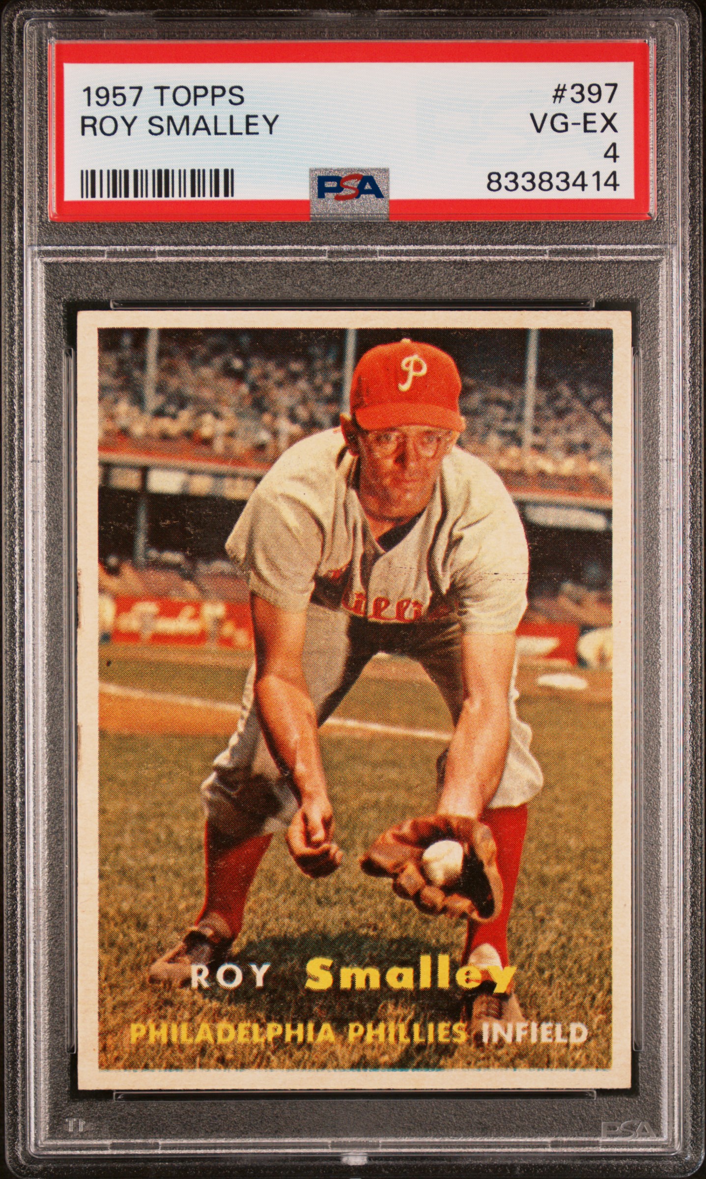 1957 TOPPS #397 ROY SMALLEY