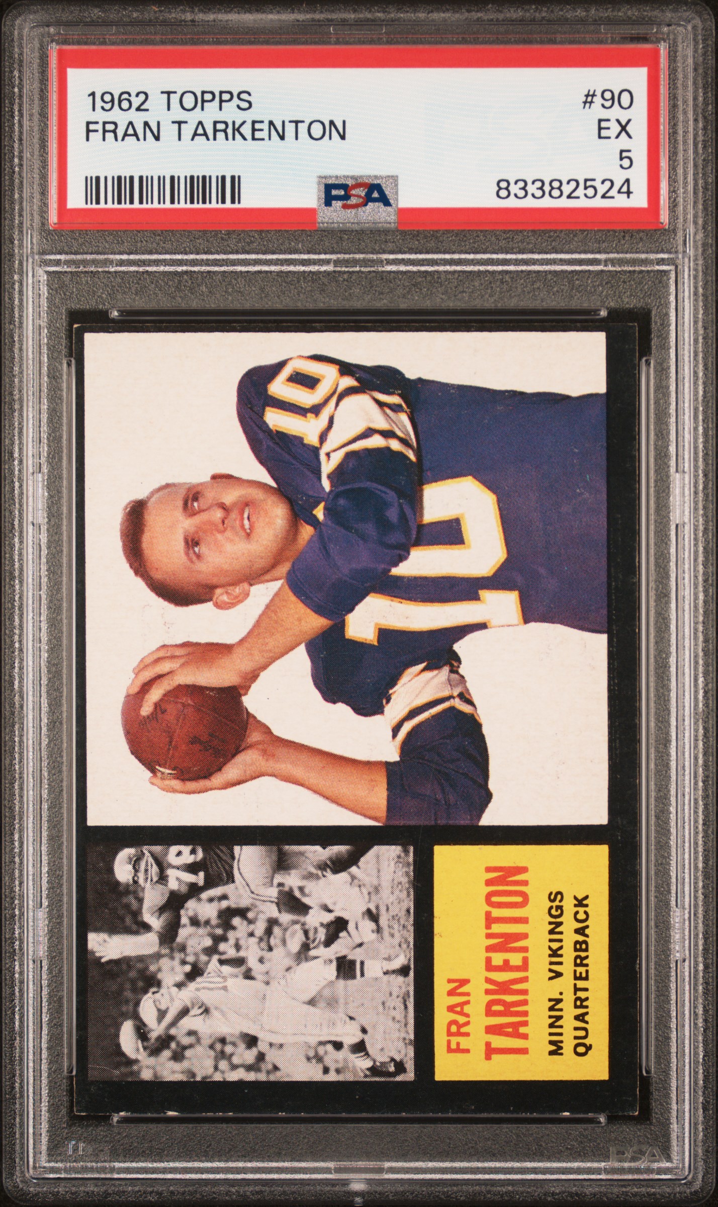 1962 TOPPS #90 FRAN TARKENTON