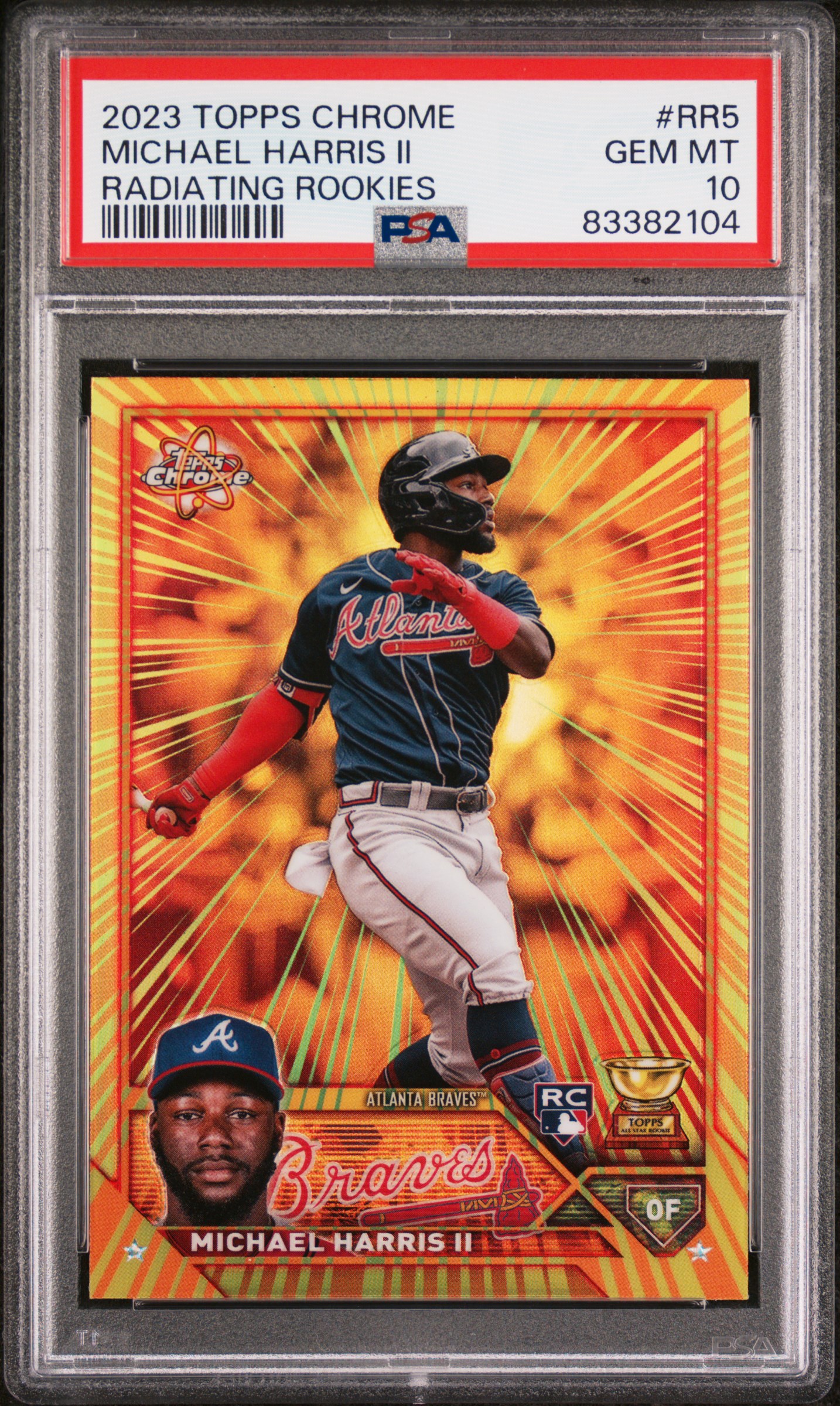 2023 TOPPS CHROME RADIATING ROOKIES #RR5 MICHAEL HARRIS II