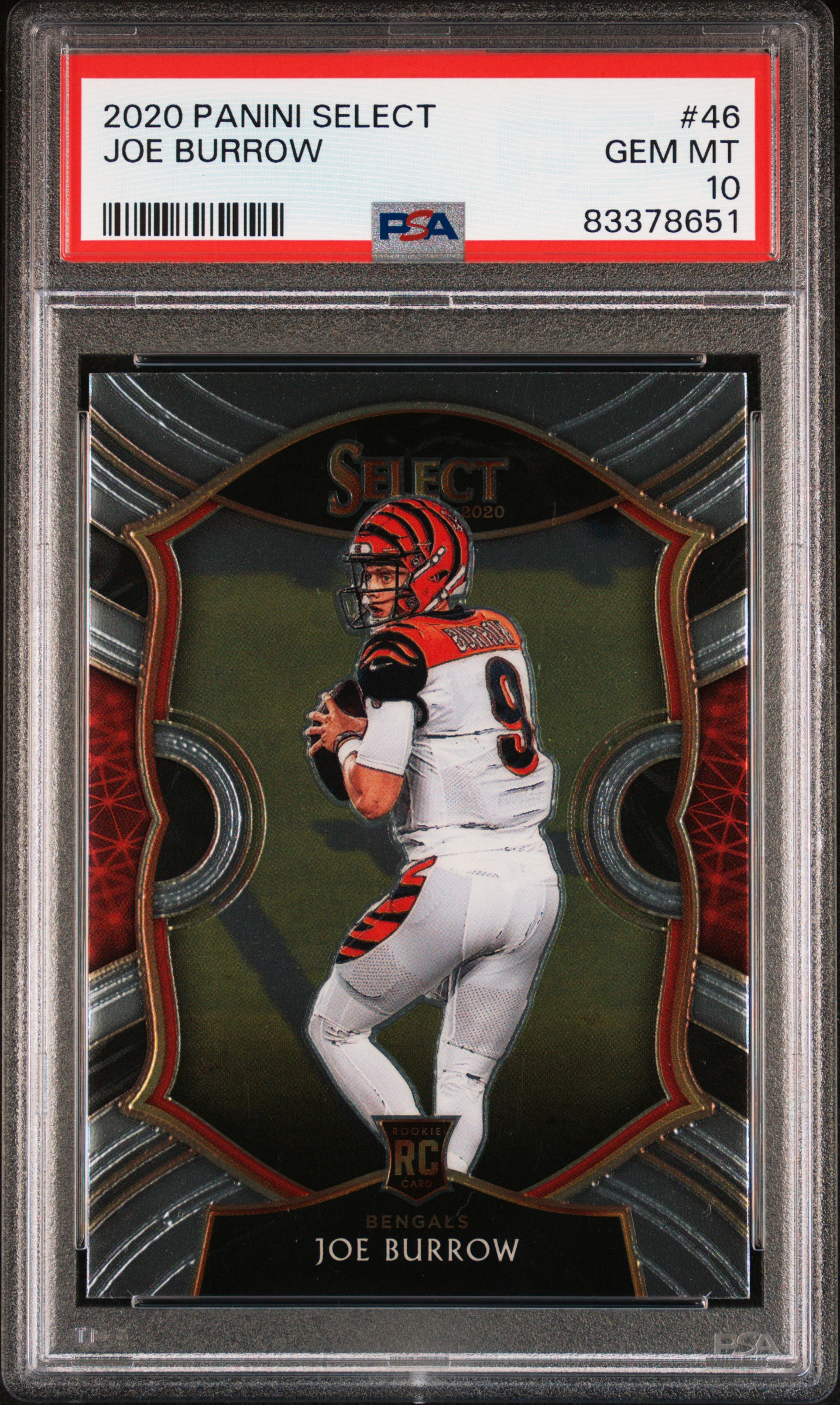 2020 PANINI SELECT #46 JOE BURROW