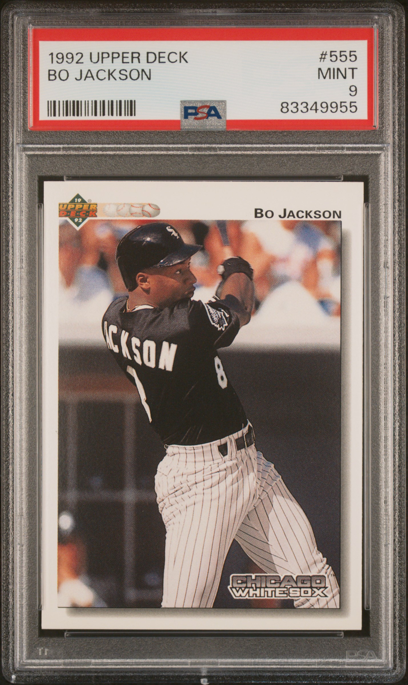 1992 UPPER DECK #555 BO JACKSON