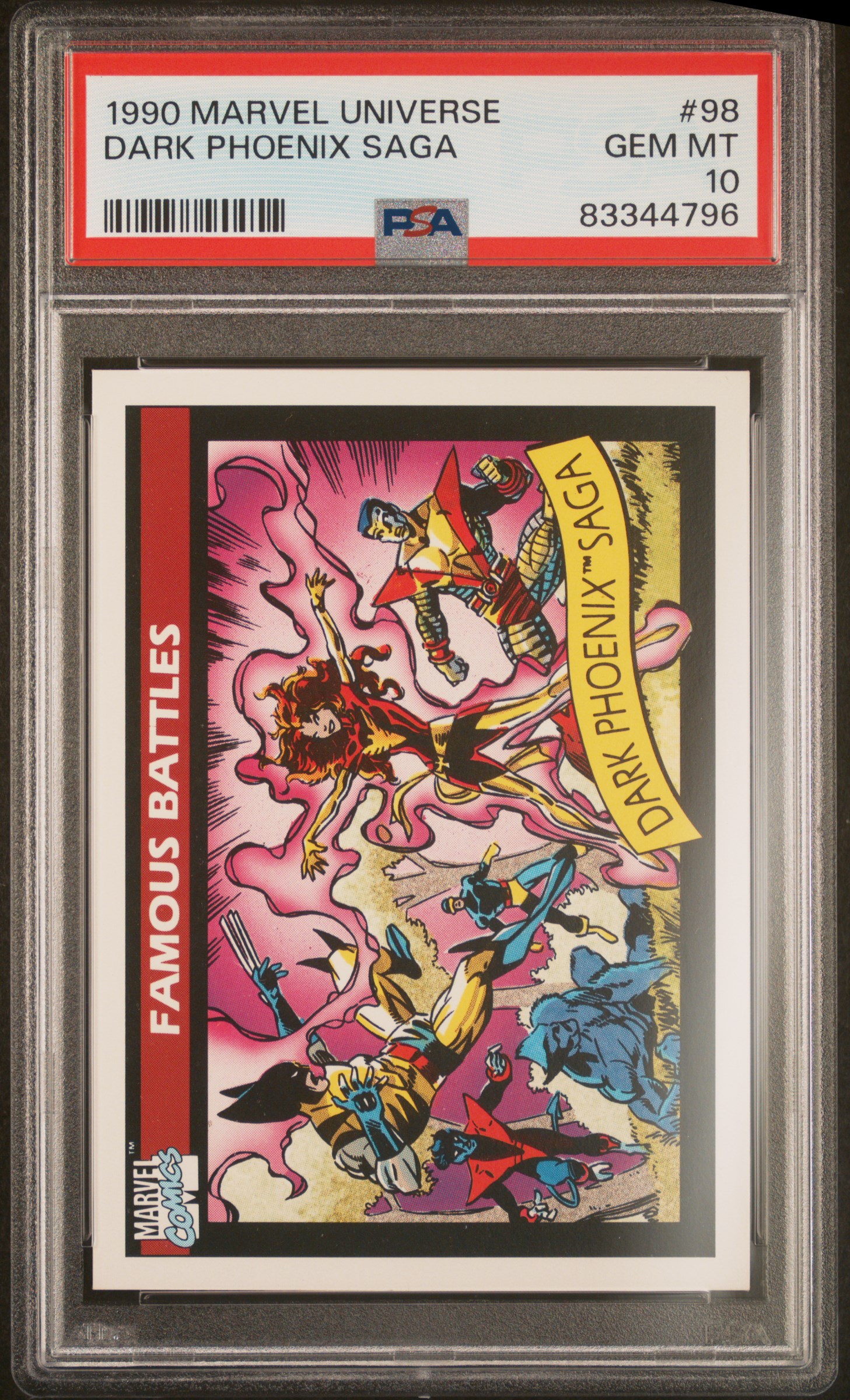 1990 MARVEL UNIVERSE #98 DARK PHOENIX SAGA