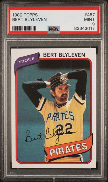 1980 Topps #457 Bert Blyleven front
