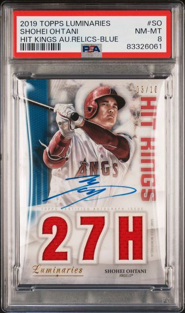2019 Topps Luminaries SHOHEI OHTANI Red AUTO 大谷翔平 直筆サイン 