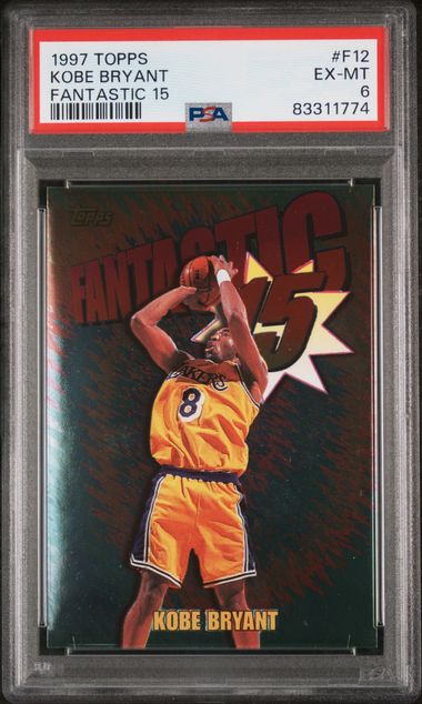 1997-98 TOPPS FANTASTIC 15 #F12 KOBE 1997-98 Topps Fantastic 15