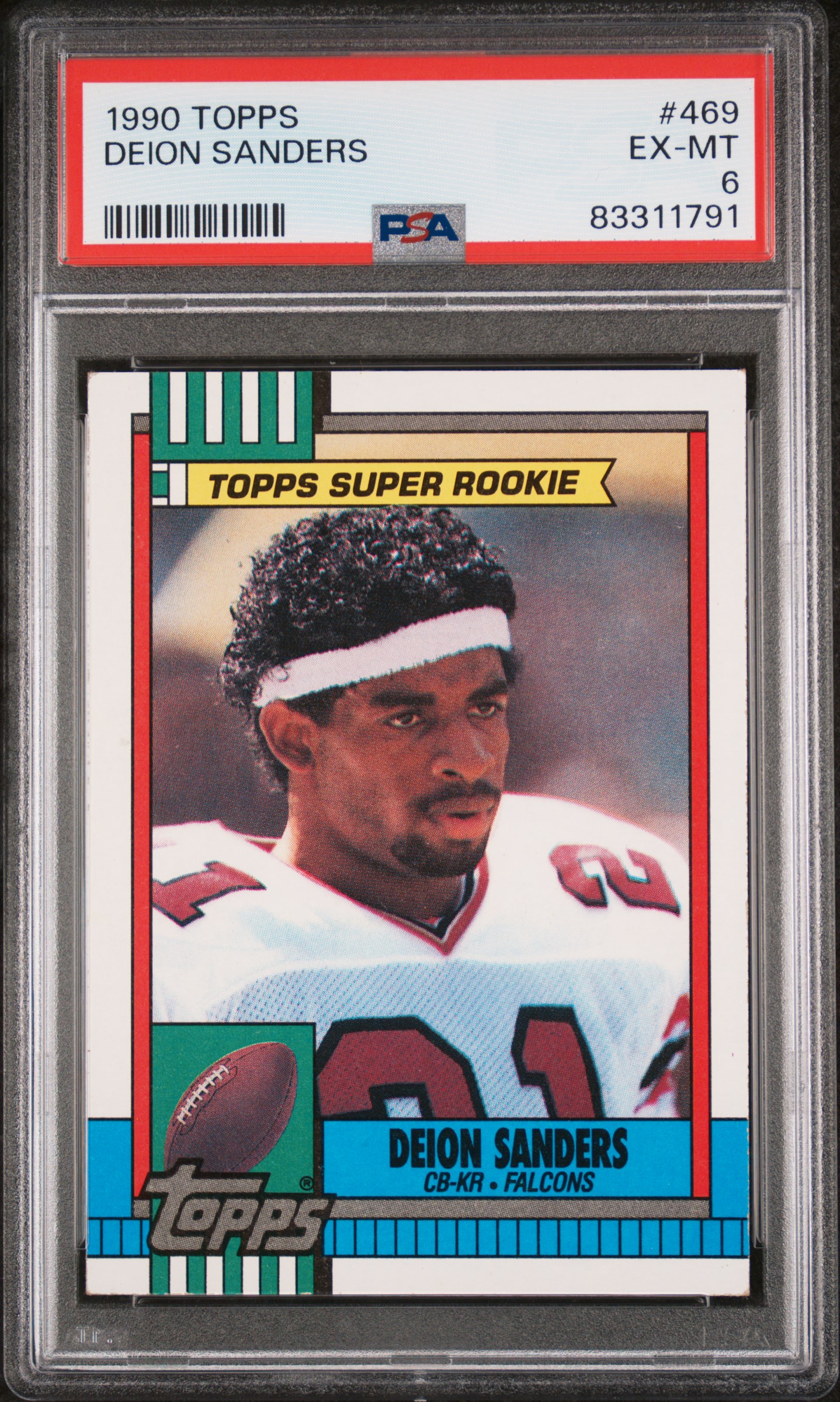 1990 TOPPS #469 DEION SANDERS