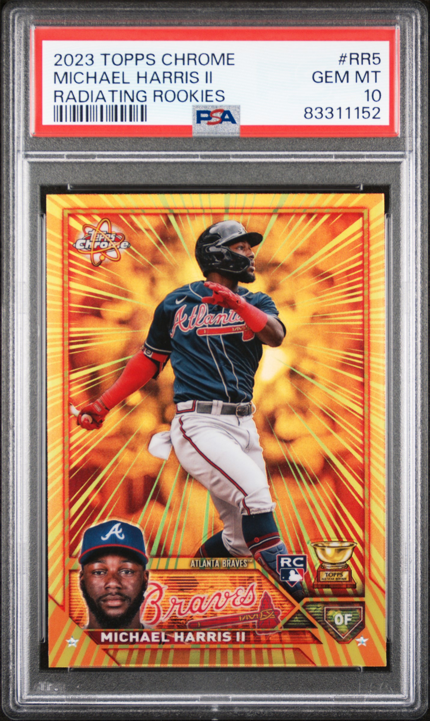 2023 TOPPS CHROME RADIATING ROOKIES #RR5 MICHAEL HARRIS II