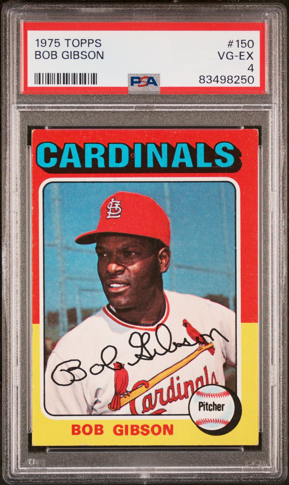 1975 Topps #150 Bob Gibson front