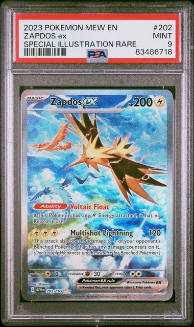 Zapdos ex - 202/165 - Special Illustration Rare