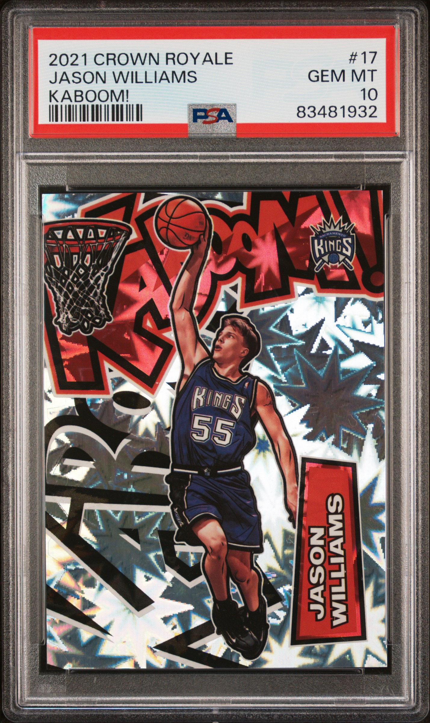 2021 PANINI CROWN ROYALE KABOOM! #17 JASON WILLIAMS KABOOM!