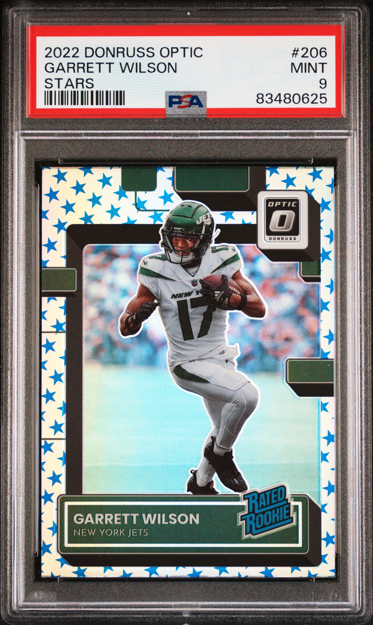 2022 PANINI DONRUSS OPTIC #206 GARRETT WILSON STARS