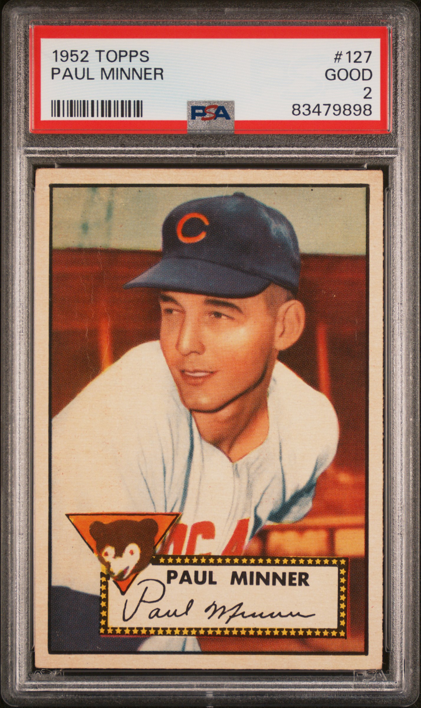 1952 TOPPS #127 PAUL MINNER