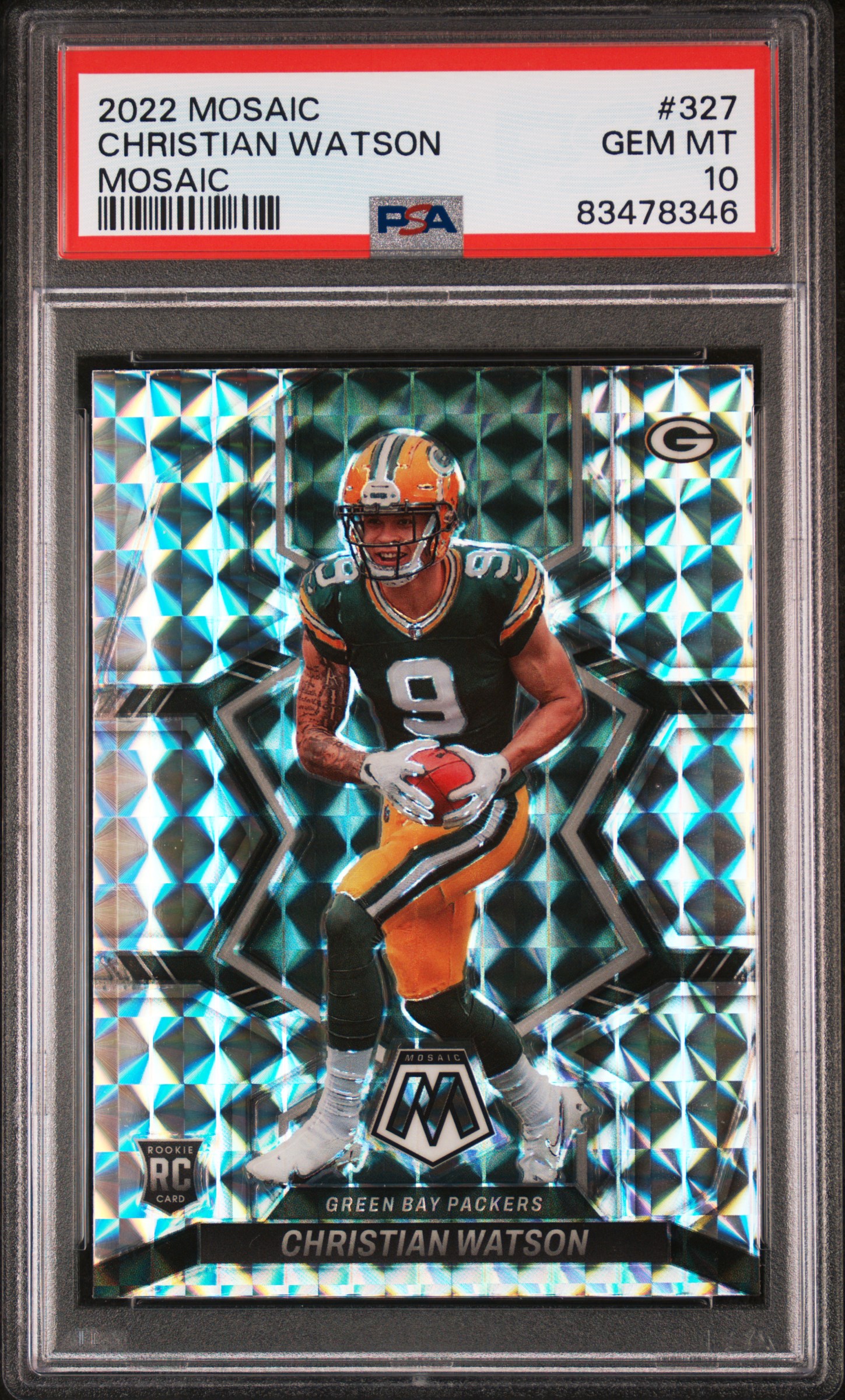 2022 PANINI MOSAIC #327 CHRISTIAN WATSON MOSAIC