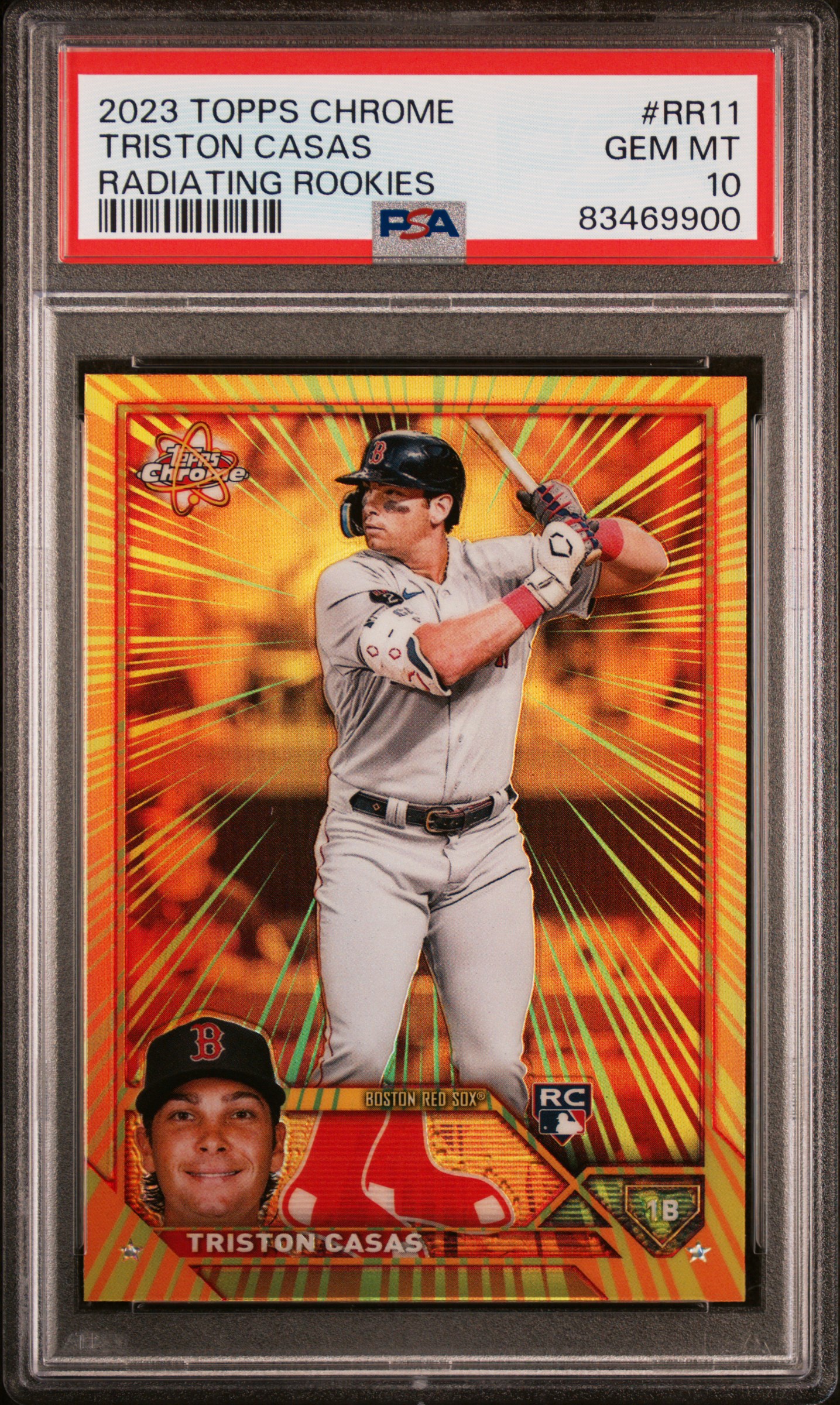 2023 TOPPS CHROME RADIATING ROOKIES #RR11 TRISTON CASAS