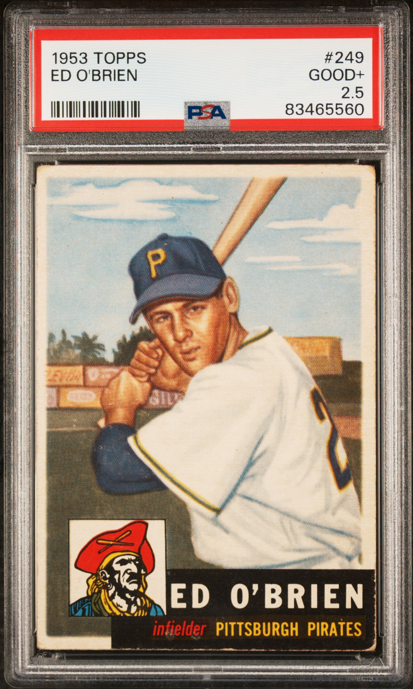 1953 TOPPS #249 ED O'BRIEN