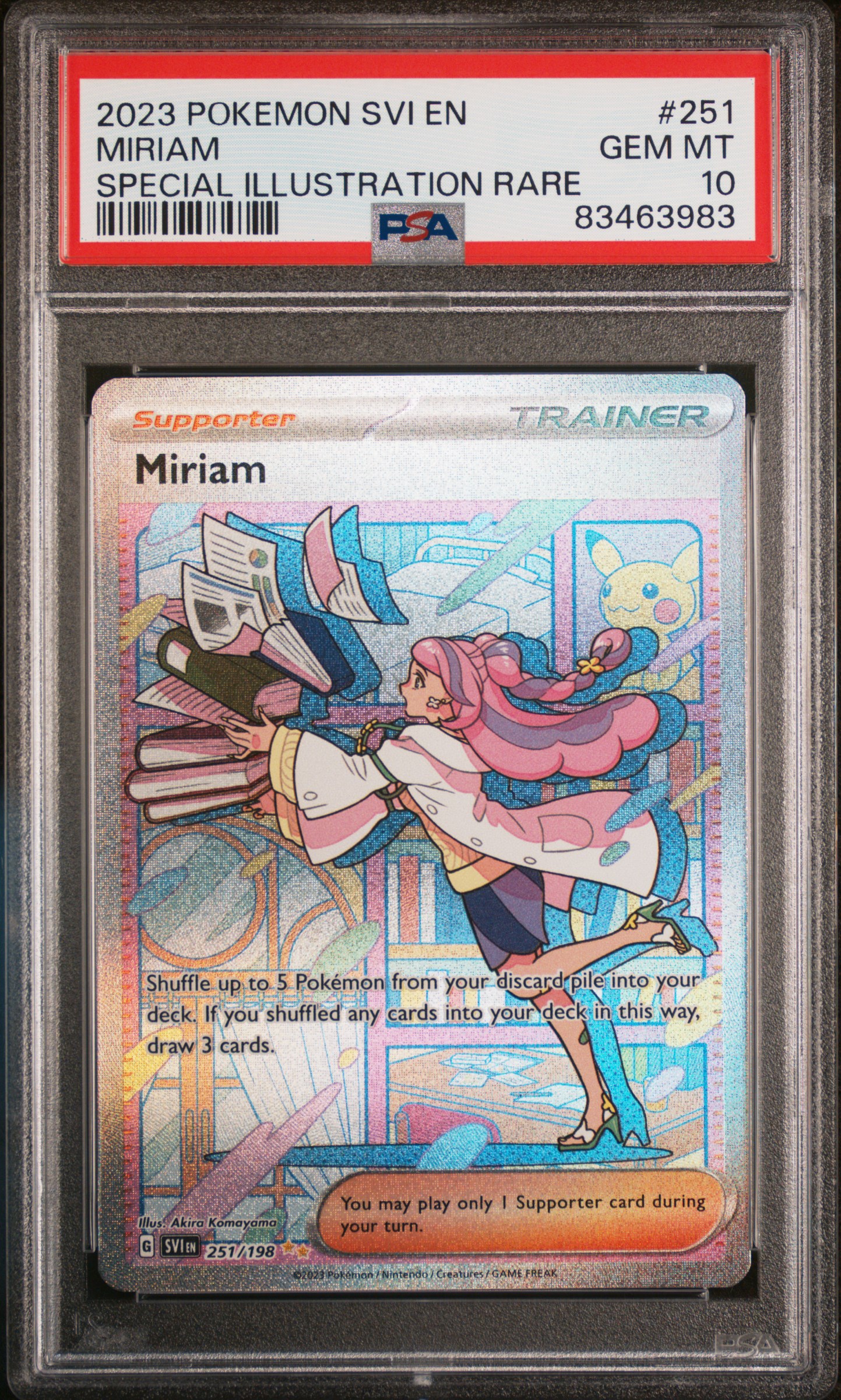 2023 POKEMON SVI EN-SCARLET & VIOLET #251 MIRIAM SPECIAL ILLUSTRATION RARE