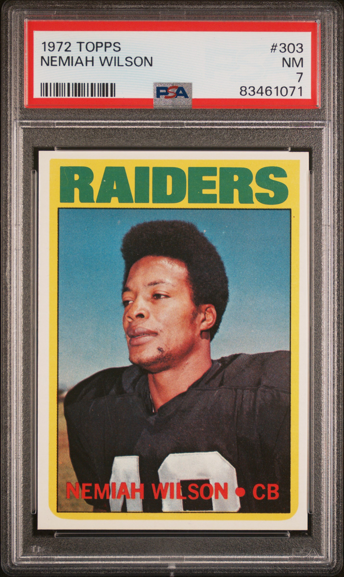 1972 TOPPS #303 NEMIAH WILSON