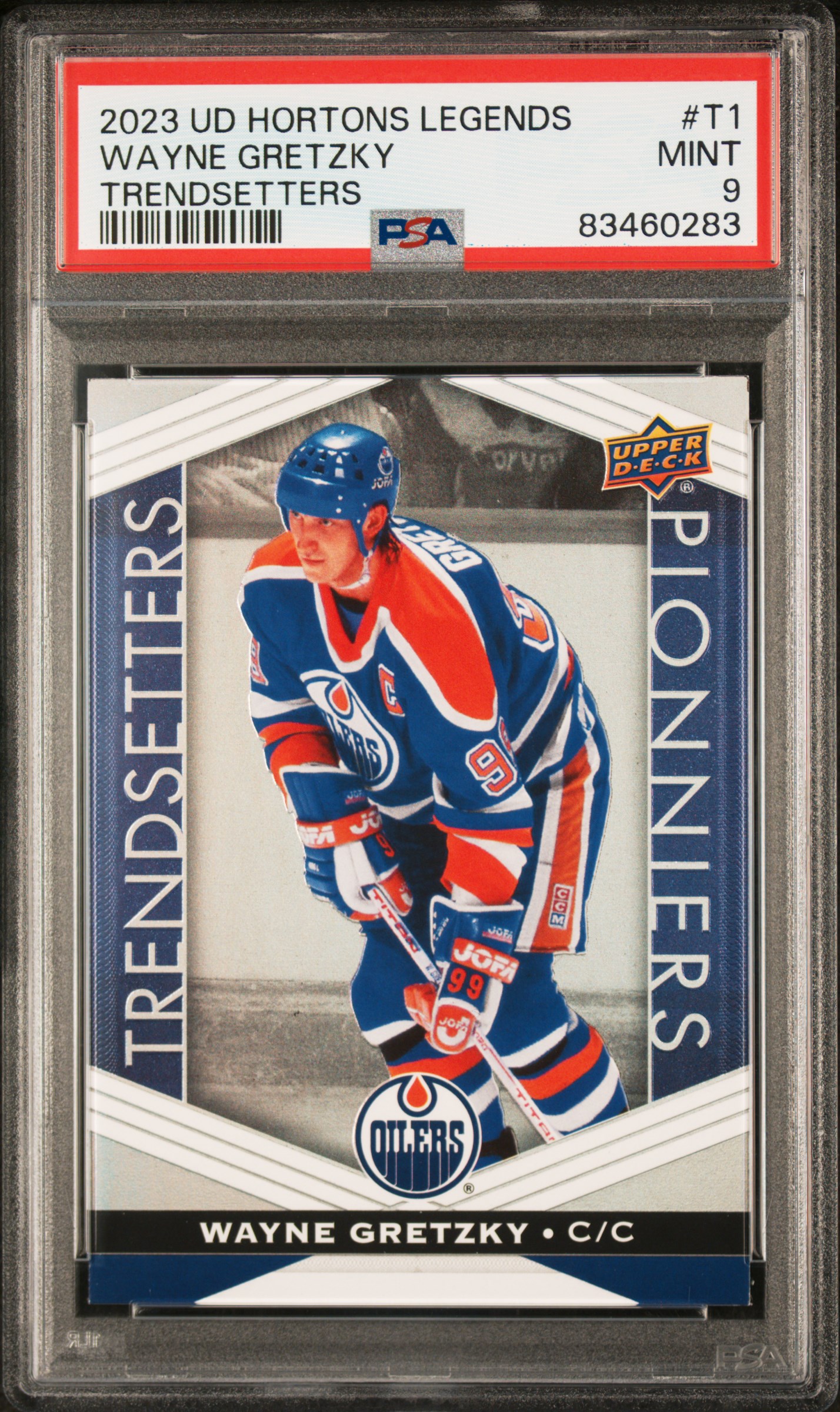 2023 UPPER DECK TIM HORTONS LEGENDS TRENDSETTERS #T1 WAYNE GRETZKY TRENDSETTERS