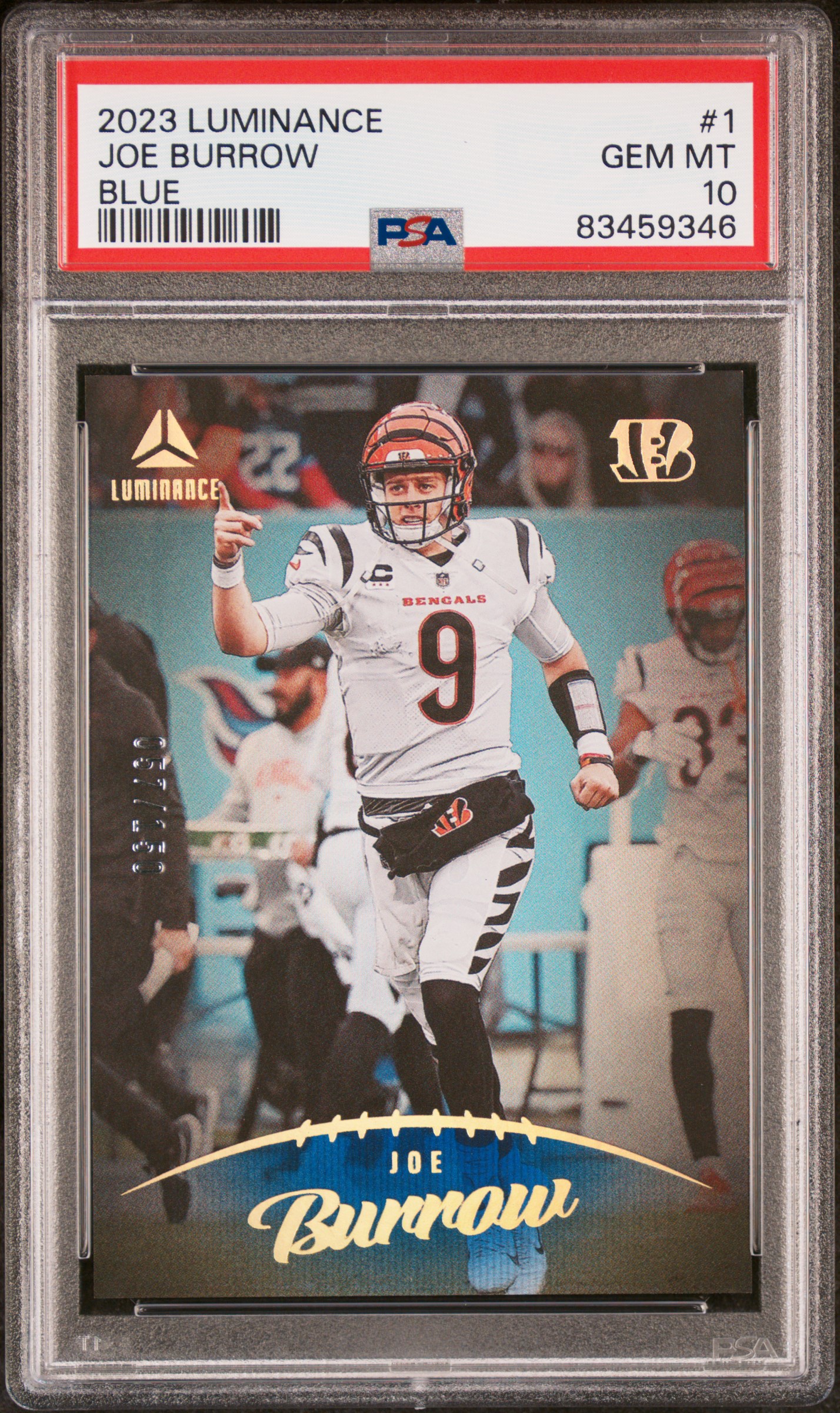 2023 PANINI LUMINANCE #1 JOE BURROW BLUE