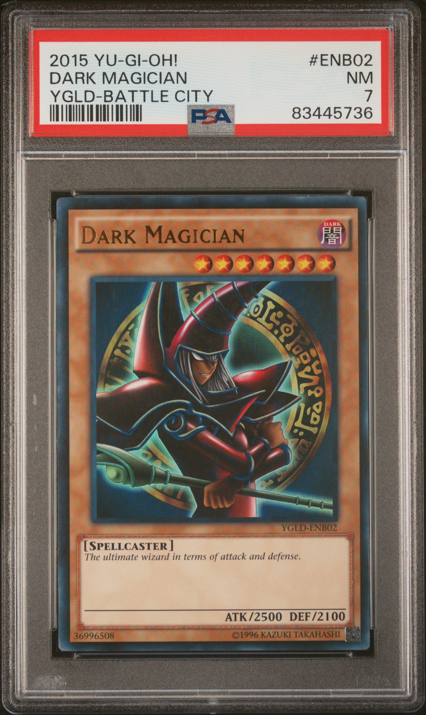 2015 YU-GI-OH! YUGI'S LEGENDARY DECK: BATTLE CITY #ENB02 DARK MAGICIAN YGLD-BATTLE CITY