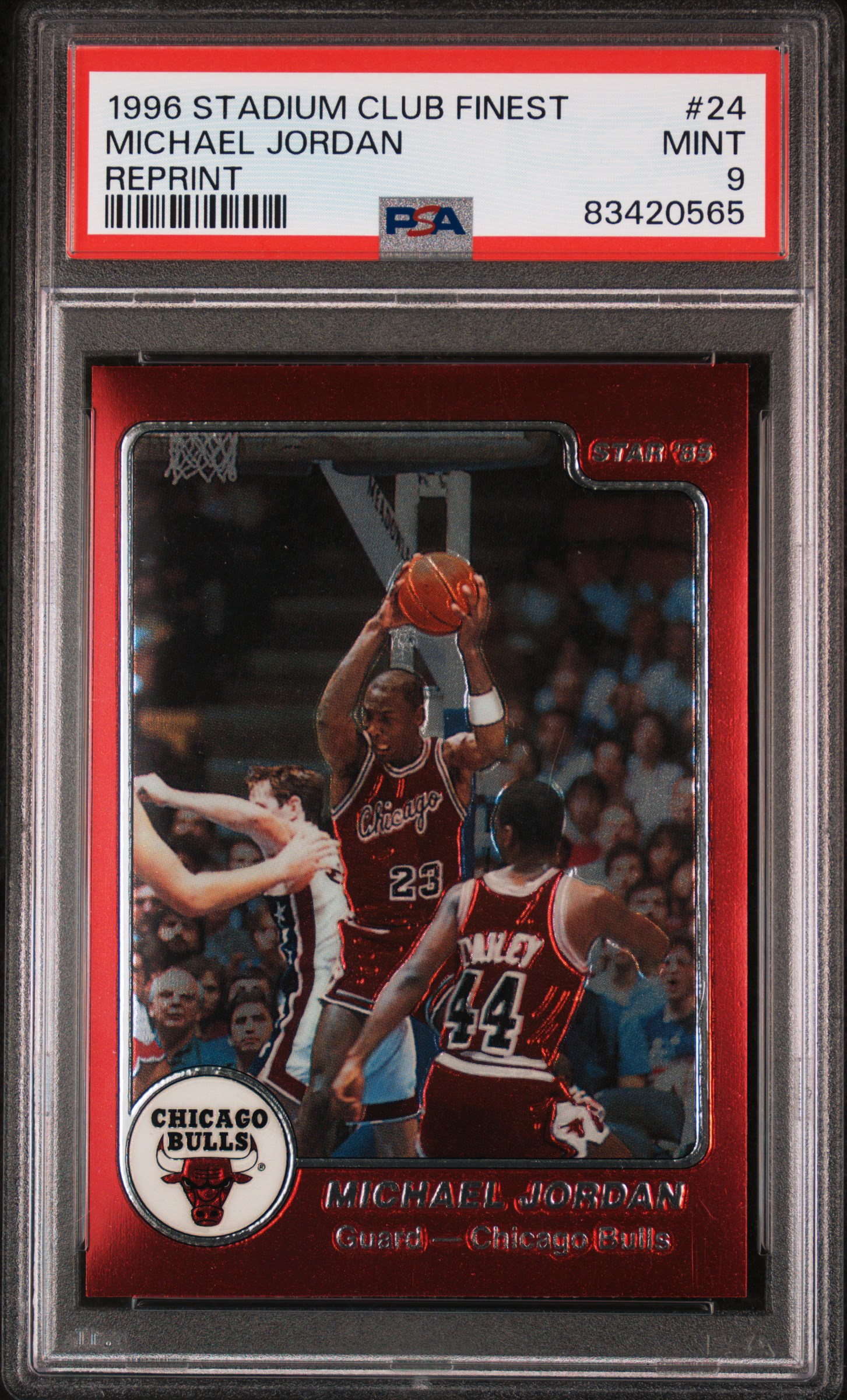 1996 STADIUM CLUB FINEST REPRINT #24 MICHAEL JORDAN REPRINT