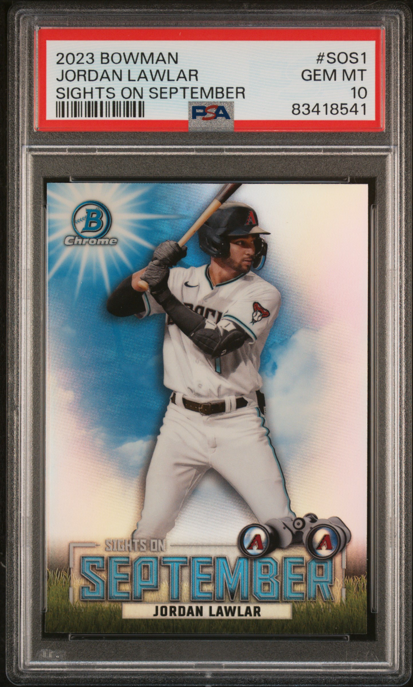 2023 BOWMAN SIGHTS ON SEPTEMBER #SOS1 JORDAN LAWLAR SIGHTS ON SEPTEMBER