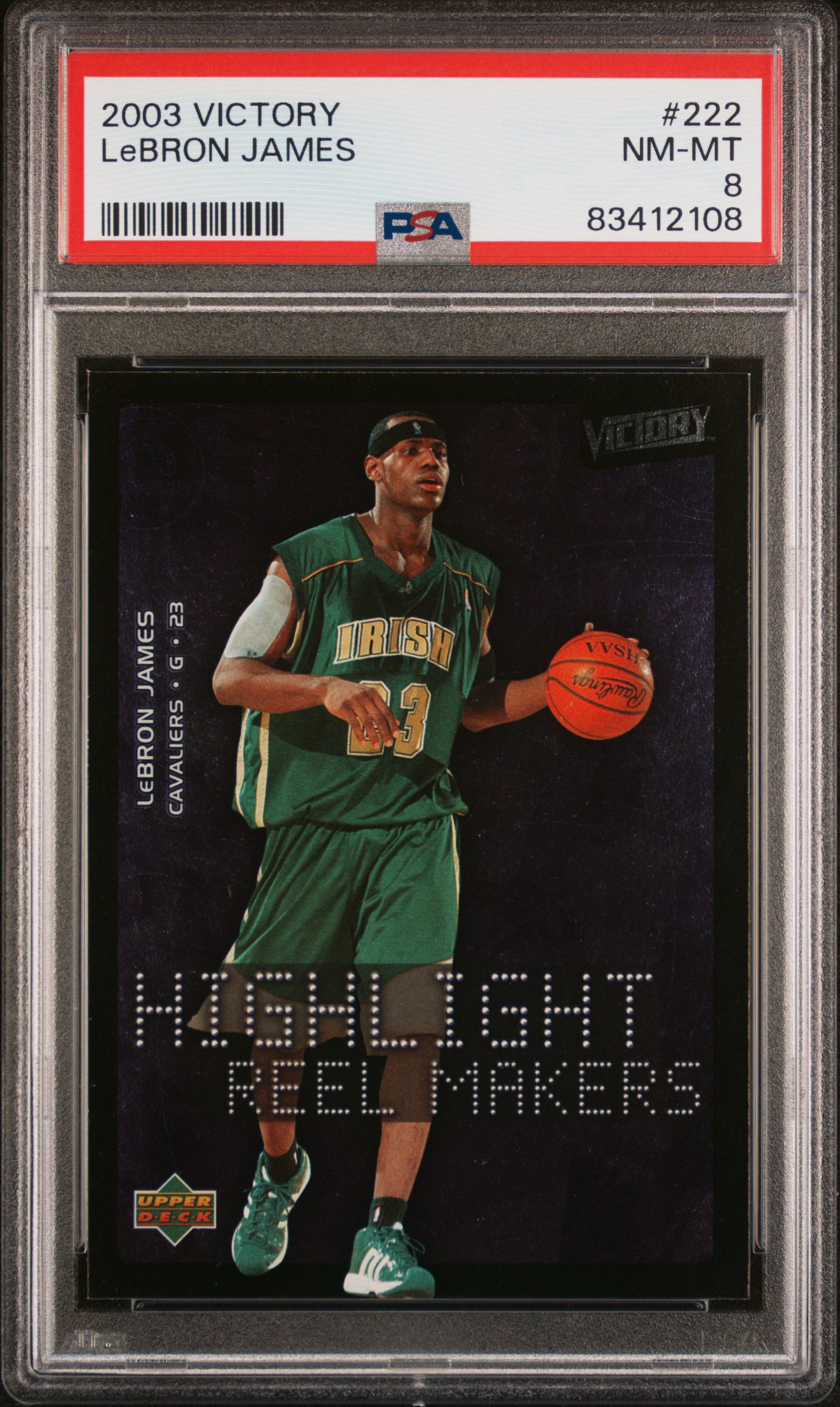 2003 UPPER DECK VICTORY #222 LeBRON JAMES