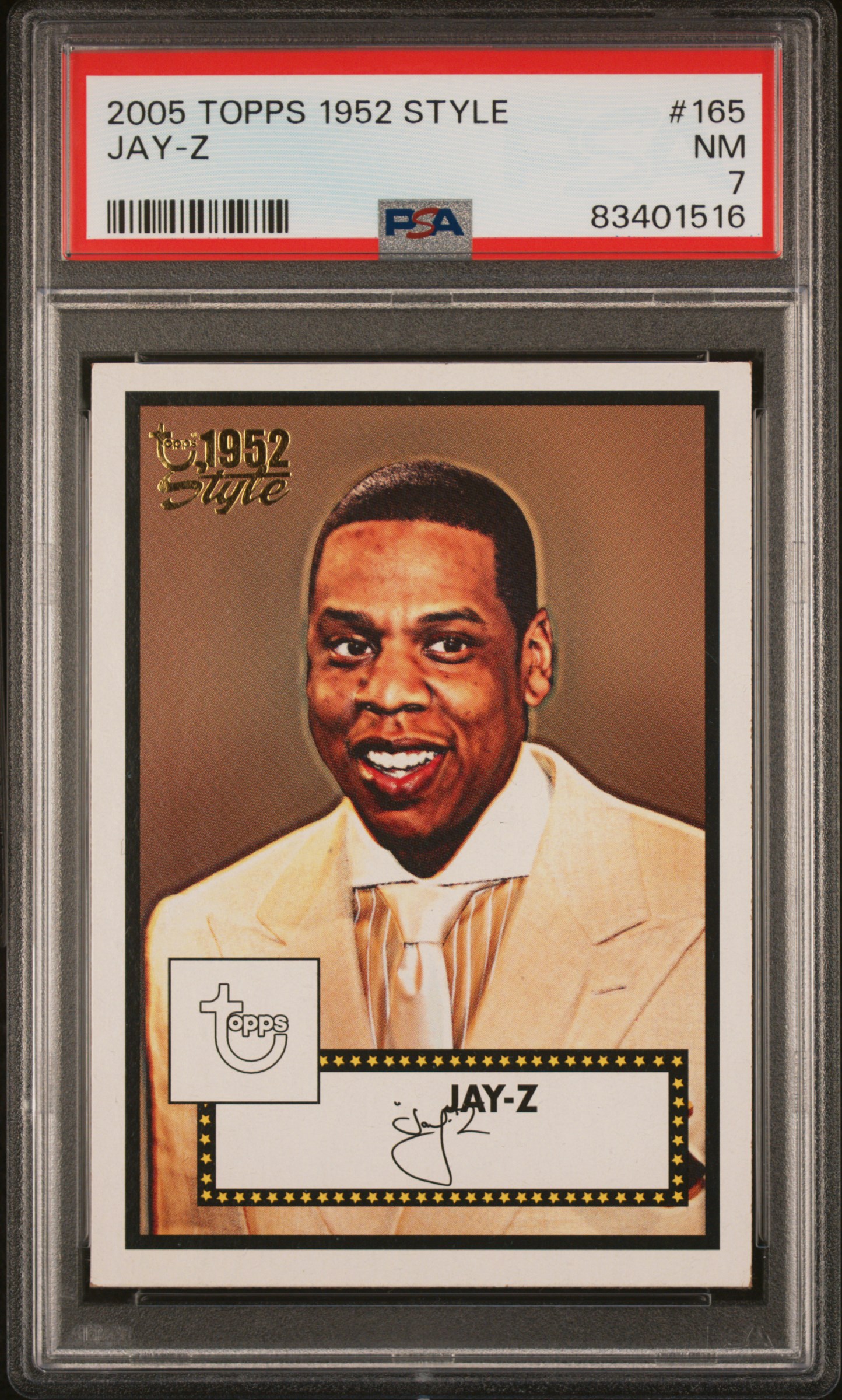 2005 TOPPS 1952 STYLE #165 JAY-Z