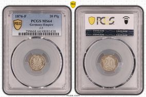 1876-F 20 Pfg J-5 MS64