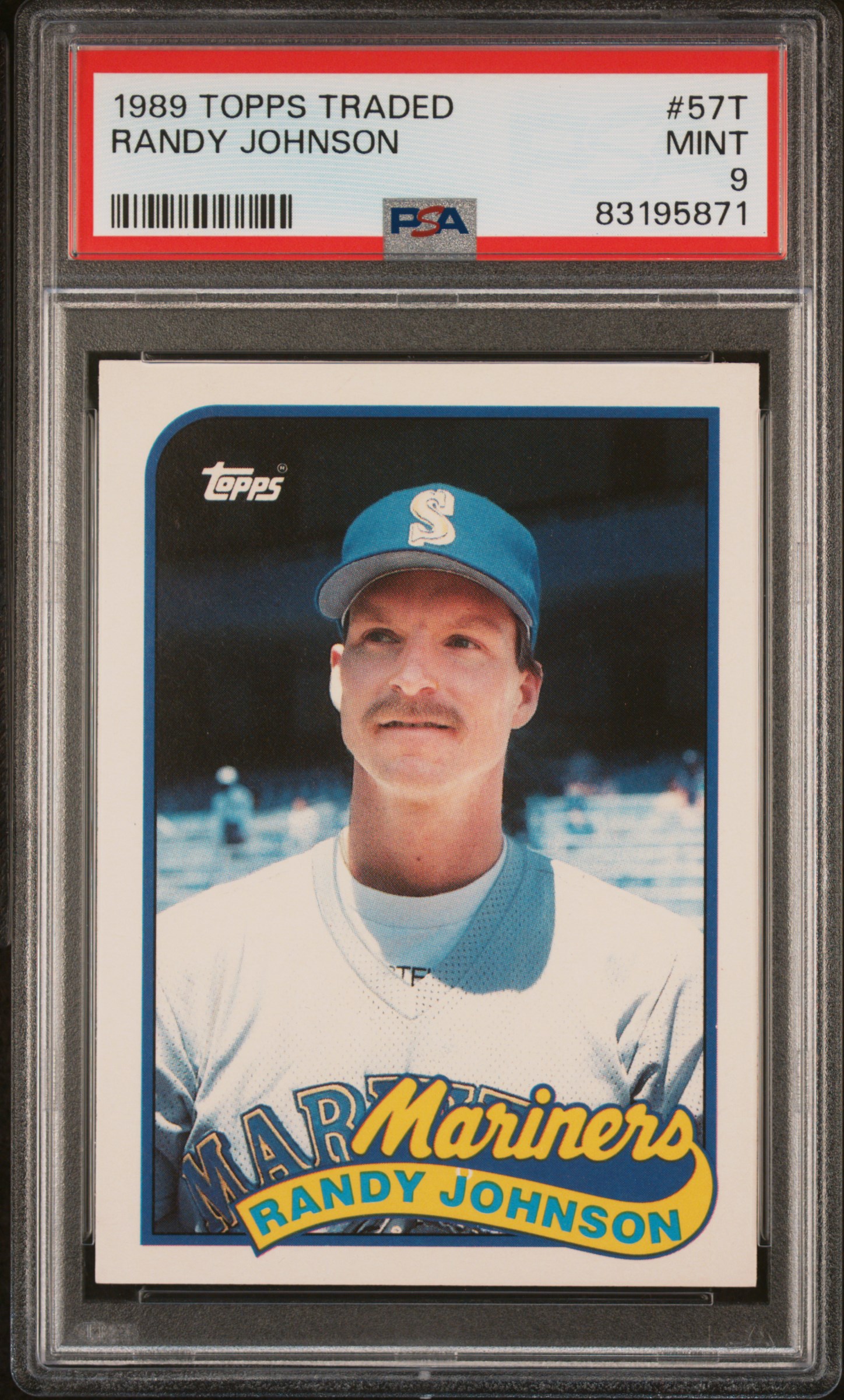 1989 Topps #57T Randy Johnson front