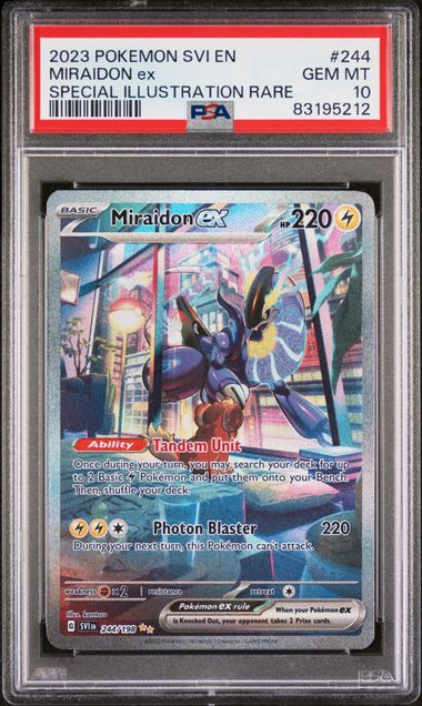 2023 Pokemon SVI En-Scarlet & Violet 253 Miraidon Ex PSA 10 on Goldin  Auctions