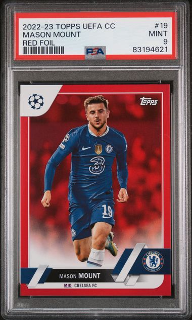 2022 Topps Uefa Club Competitions Red Foil #19 Mason Mount (#5/5