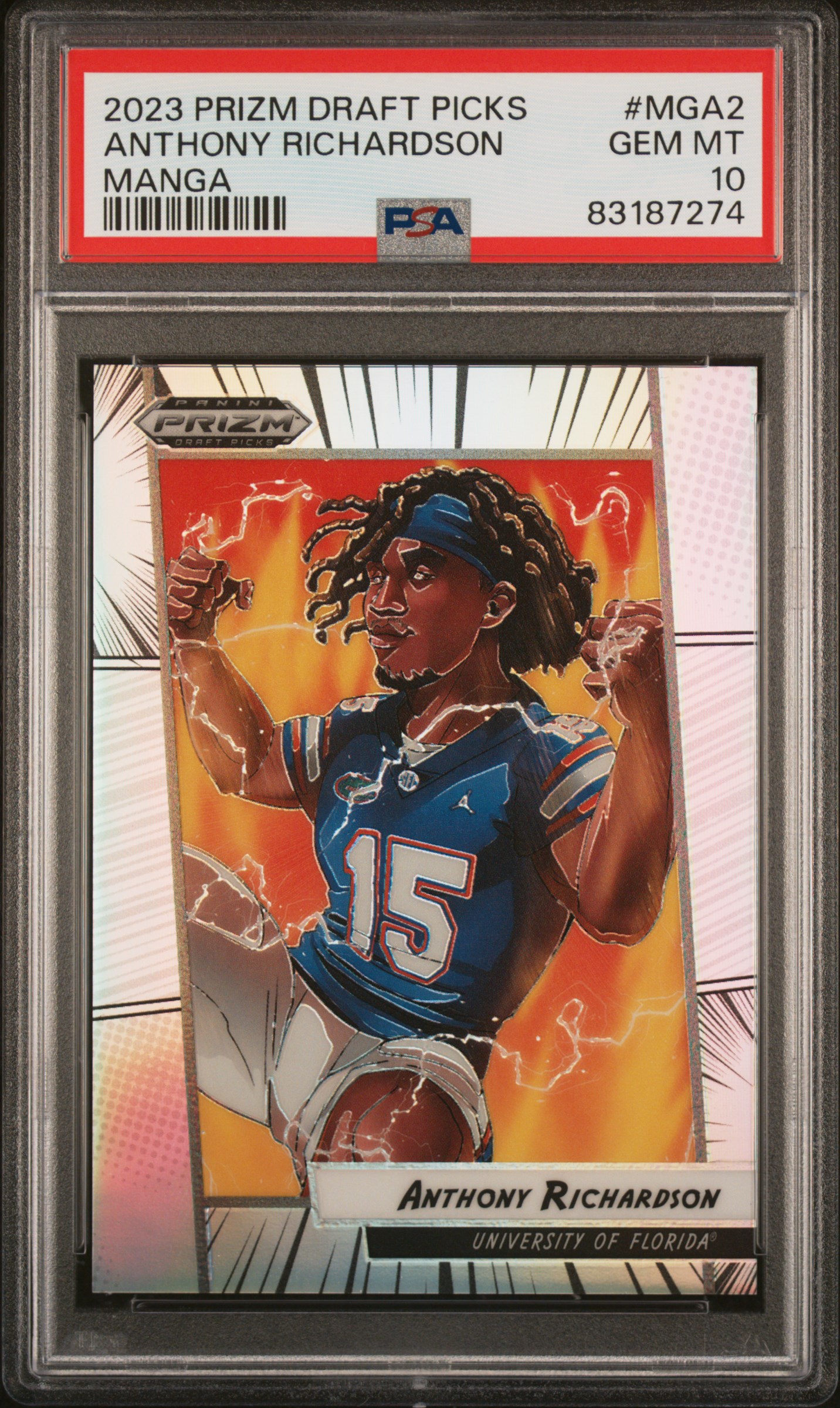 2023 PANINI PRIZM DRAFT PICKS MANGA #MGA2 ANTHONY RICHARDSON