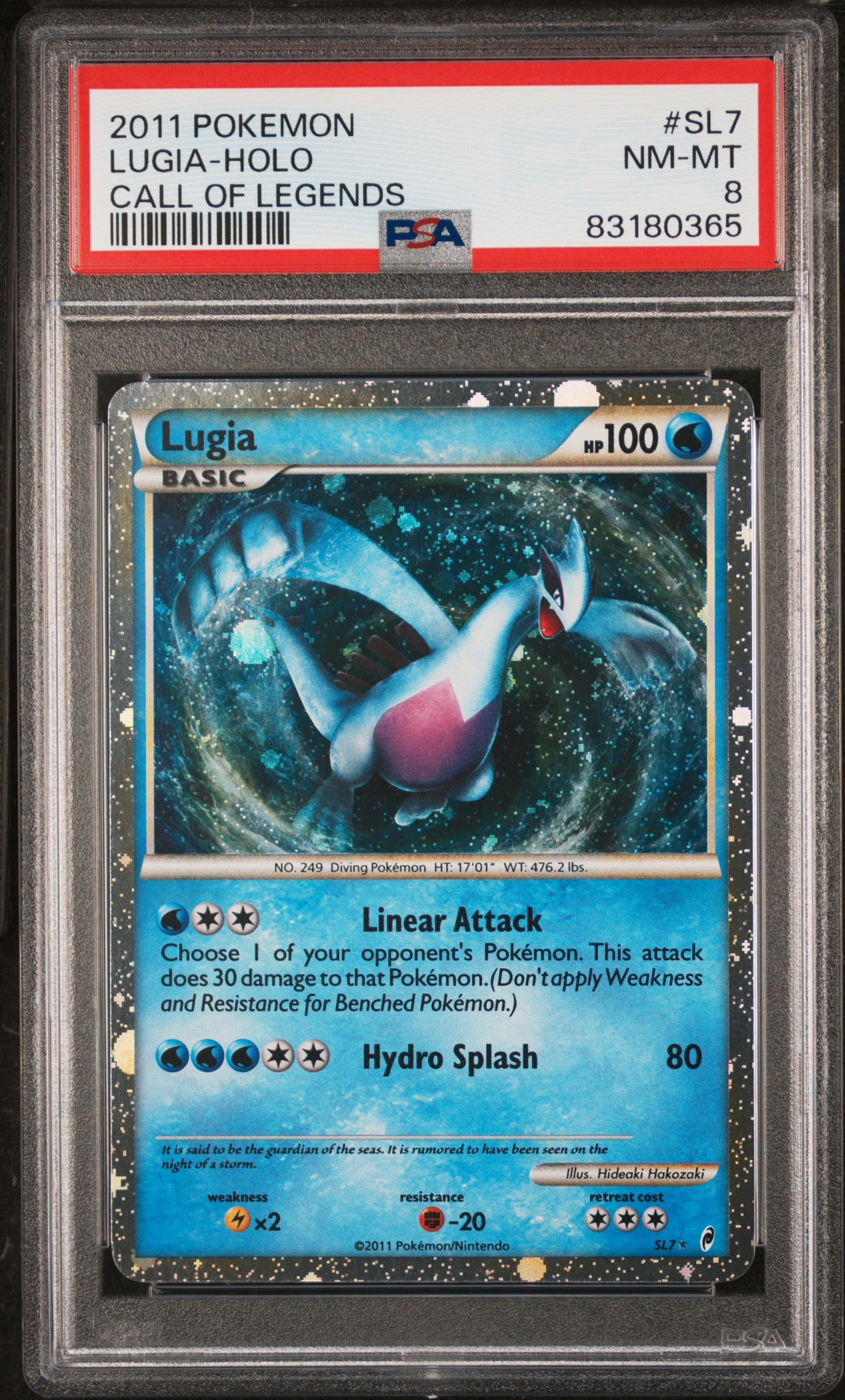 2011 POKEMON CALL OF LEGENDS #SL7 LUGIA-HOLO CALL OF LEGENDS
