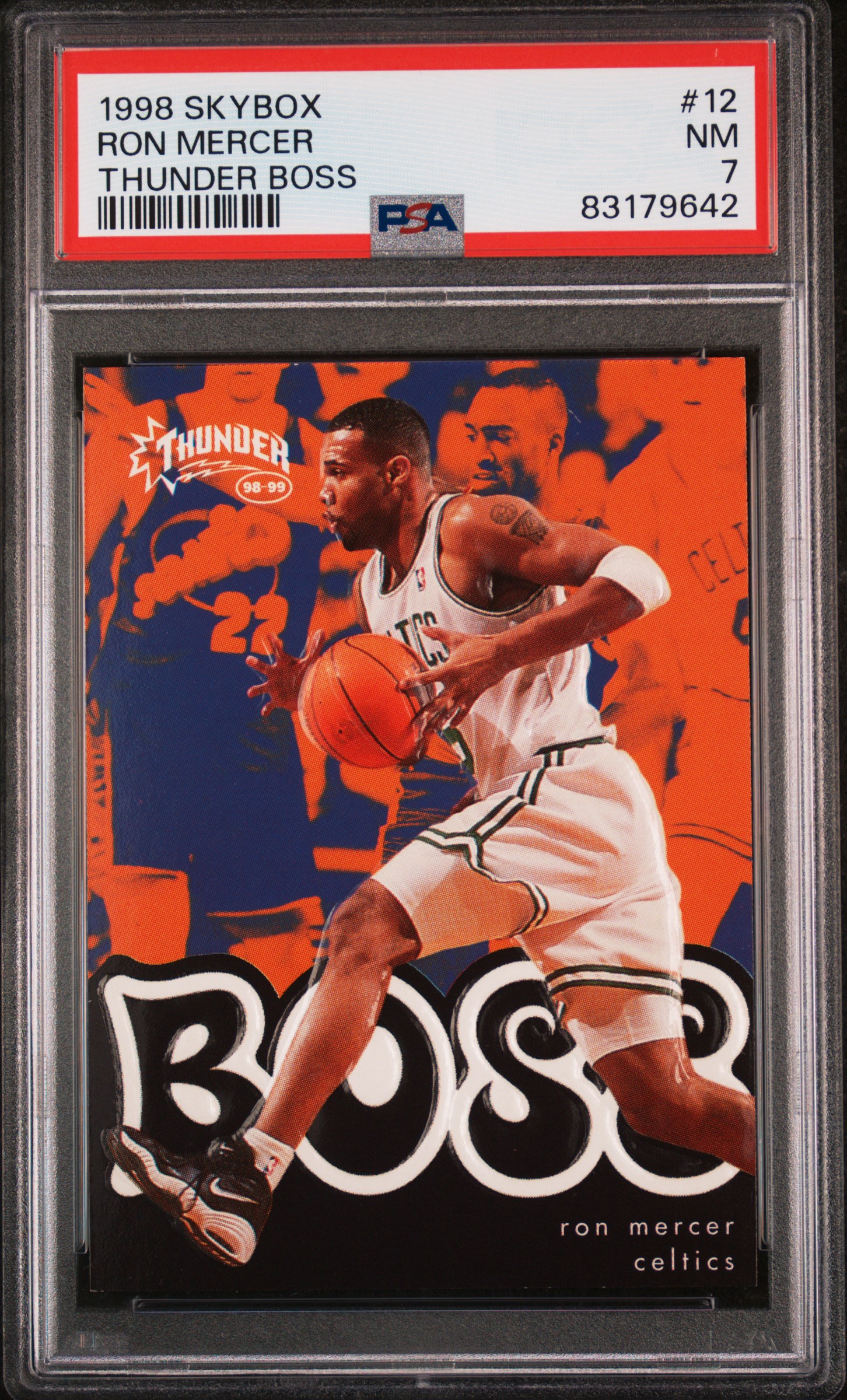 1998 SKYBOX THUNDER BOSS #12 RON MERCER