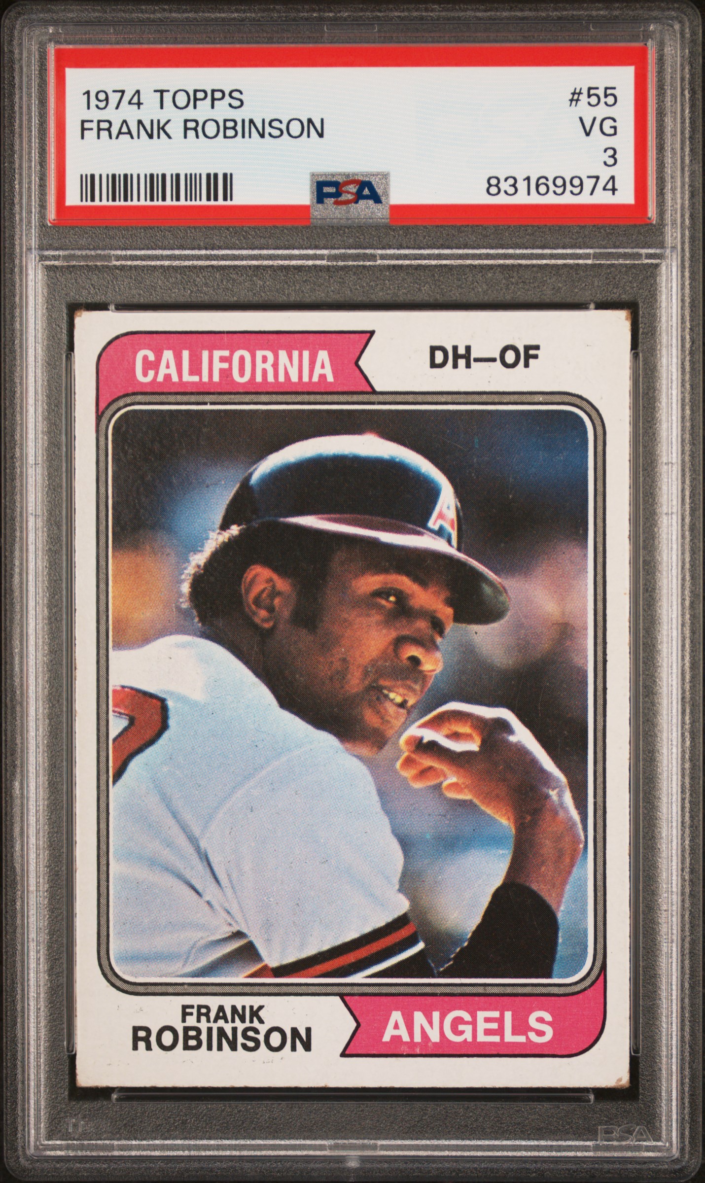1974 TOPPS #55 FRANK ROBINSON