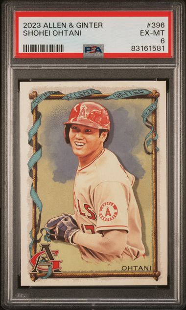 2023 Topps Allen & Ginter #396 Shohei Ohtani – PSA EX-MT 6