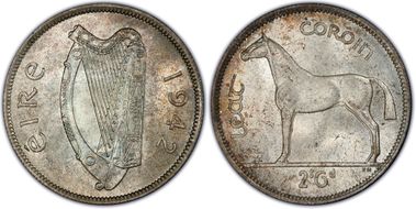 1942 1/2 Cr MS65